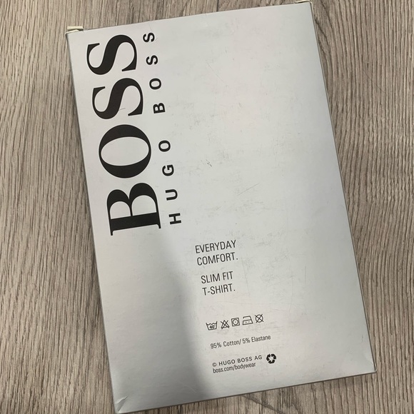 NIB Hugo Boss mens T-shirt black L - Picture 4 of 6